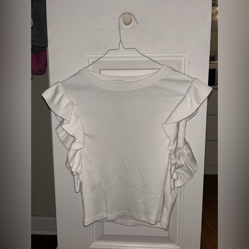 Zara white top